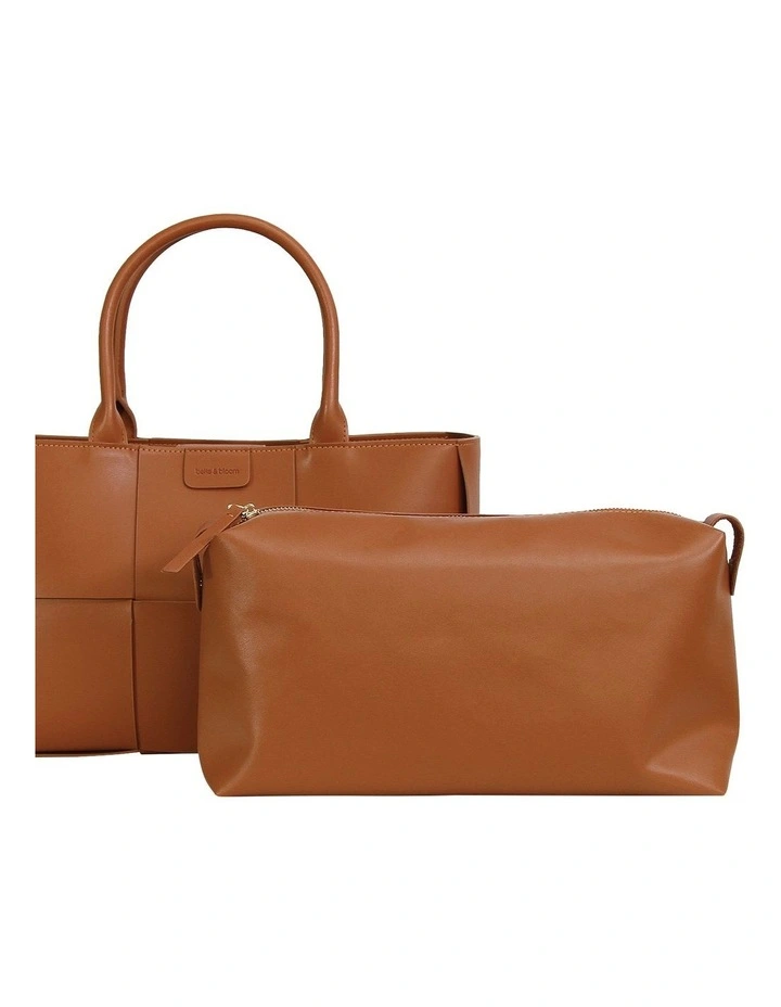 Long Way Home Woven Tote In Brown 8 Long Way Home Woven Tote In Brown - Image 6