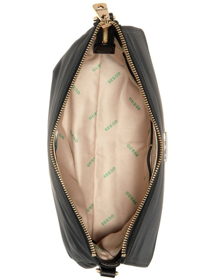 Guess Eco Gemma Shoulder Bagin Black 5 Guess Eco Gemma Shoulder Bagin Black - Image 3