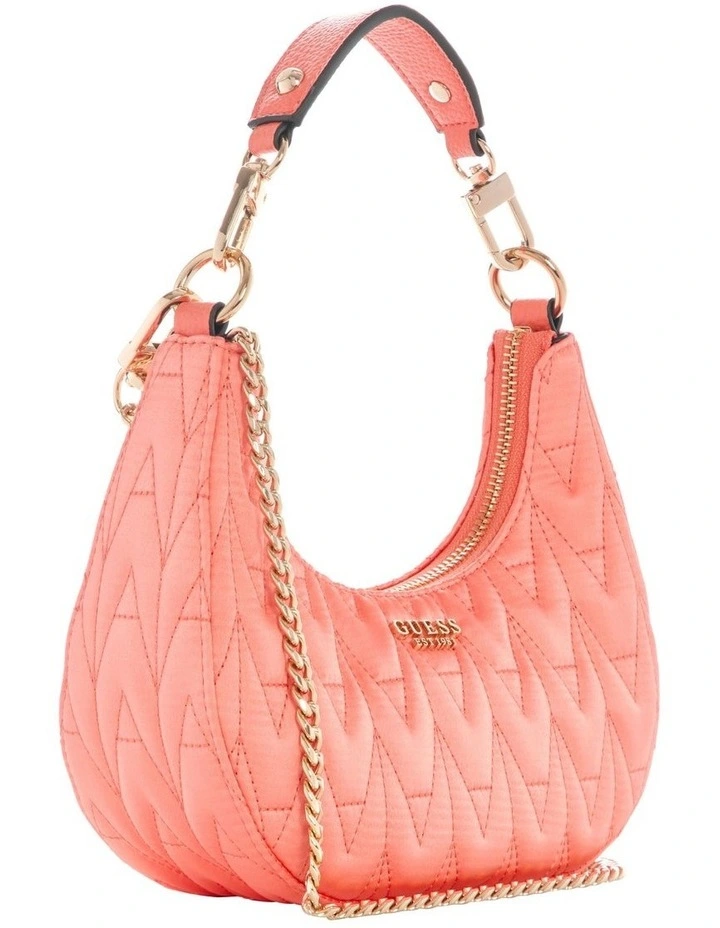 Guess Golden Rock Shoulder Bag In Orange 6 Guess Golden Rock Shoulder Bag In Orange - Image 4