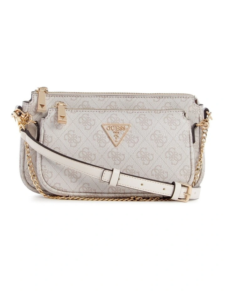 Guess Noelle Dove Logo Crossbody Bag In White 3 Guess Noelle Dove Logo Crossbody Bag In White