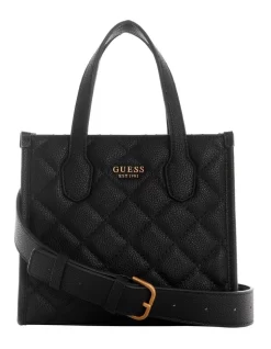 Guess Silvana Tote Bag In Black