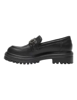 Belinda Flat Loafers In Black Smooth -Women Summer Clothing Store 980928280 3 720x928
