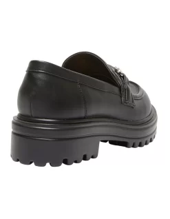 Belinda Flat Loafers In Black Smooth -Women Summer Clothing Store 980928280 4 720x928