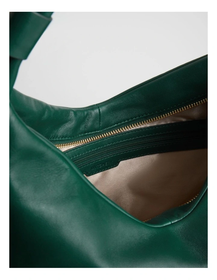 Soft Leather Shoulder Bag In Teal Green 6 Soft Leather Shoulder Bag In Teal Green - Image 4