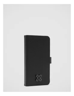 Hendrix Flip Case For Iphone 13-13 Pro In Black Gunmetal