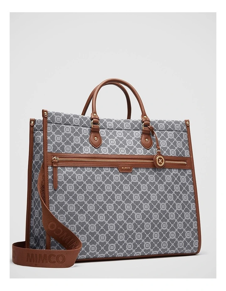 Mim-gram Tote Bag In Denim 5 Mim-gram Tote Bag In Denim - Image 3