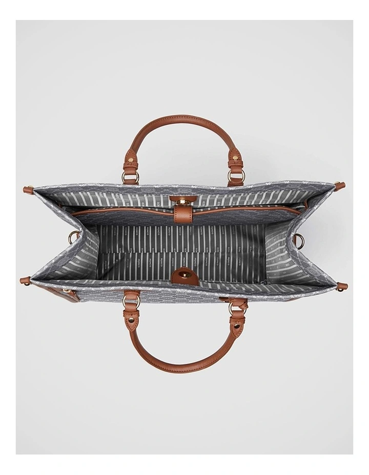 Mim-gram Tote Bag In Denim 9 Mim-gram Tote Bag In Denim - Image 7