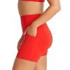 Circuit Pocket Bike Shorts In Red -Women Summer Clothing Store 983867680 2 720x928