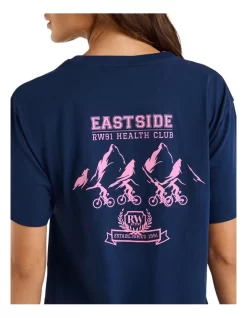 Logo Boyfriend Tee In Blue 10 Logo Boyfriend Tee In Blue -Women Summer Clothing Store 983868490 4 720x928