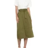 Tech Stretch Midi Skirt In Green 1 Tech Stretch Midi Skirt In Green -Women Summer Clothing Store 985095820 1 720x928