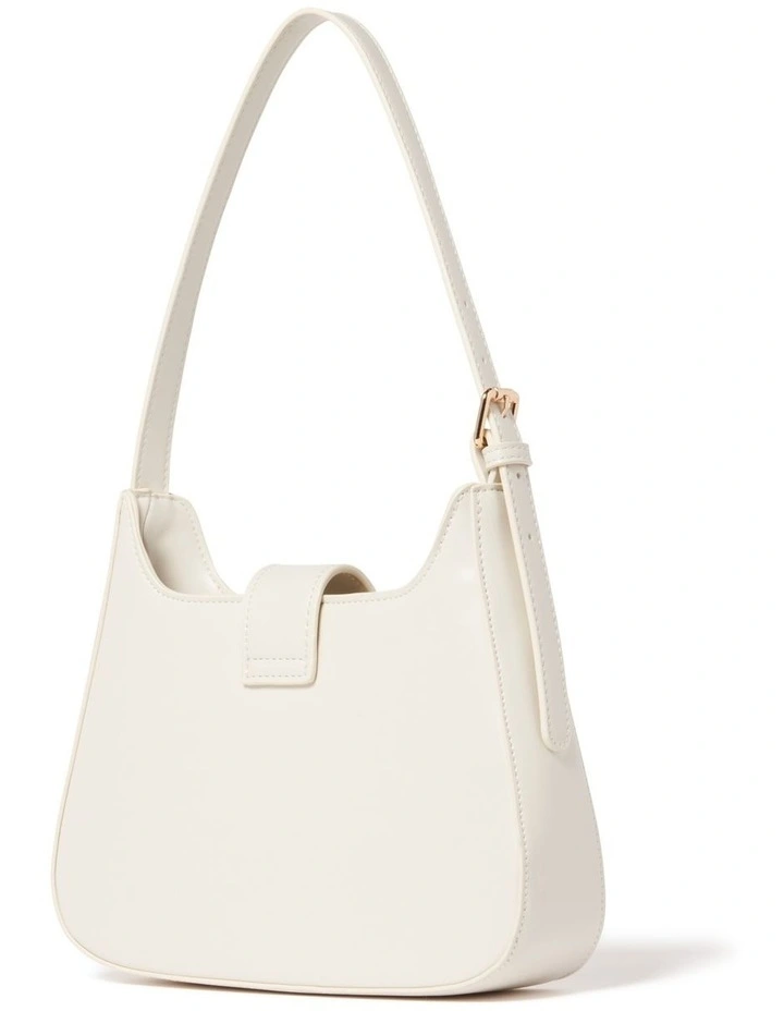 Forever New Tasha Buckle Shoulder Bag In White 5 Forever New Tasha Buckle Shoulder Bag In White - Image 3
