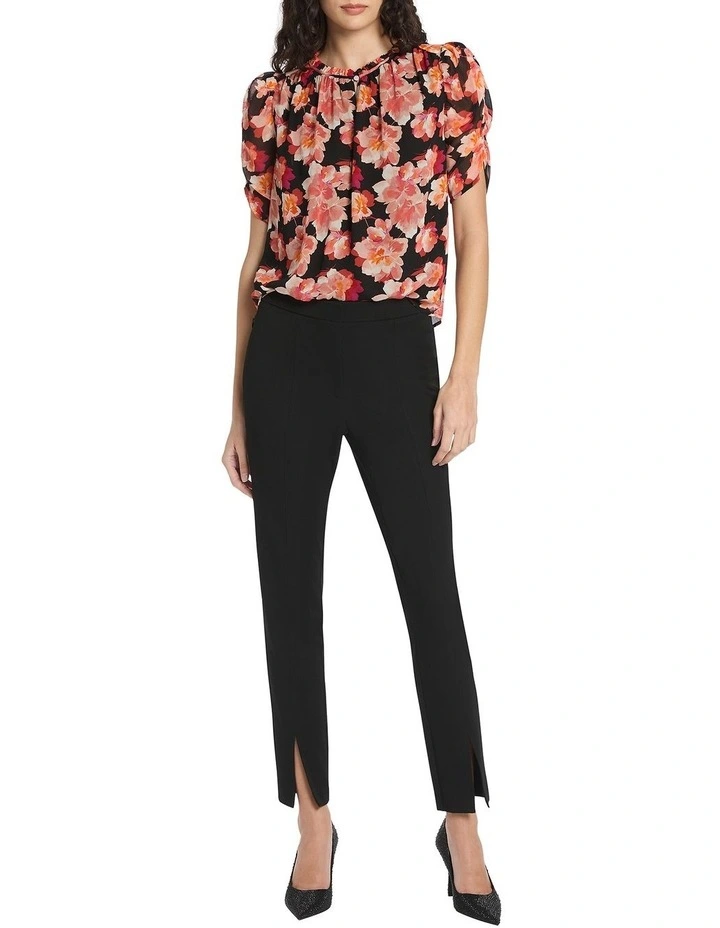 Flower Rangers Top In Black Multi 4 Flower Rangers Top In Black Multi - Image 2