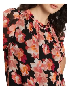 Flower Rangers Top In Black Multi 8 Flower Rangers Top In Black Multi -Women Summer Clothing Store 985289320 3 720x928