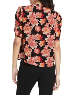 Flower Rangers Top In Black Multi 9 Flower Rangers Top In Black Multi -Women Summer Clothing Store 985289320 4 720x928