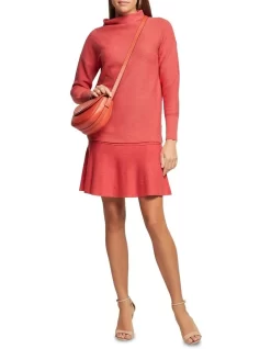 Oxford Dani Knitted Mini Skirt In Red 12 Oxford Dani Knitted Mini Skirt In Red -Women Summer Clothing Store 986068360 5 1 720x928