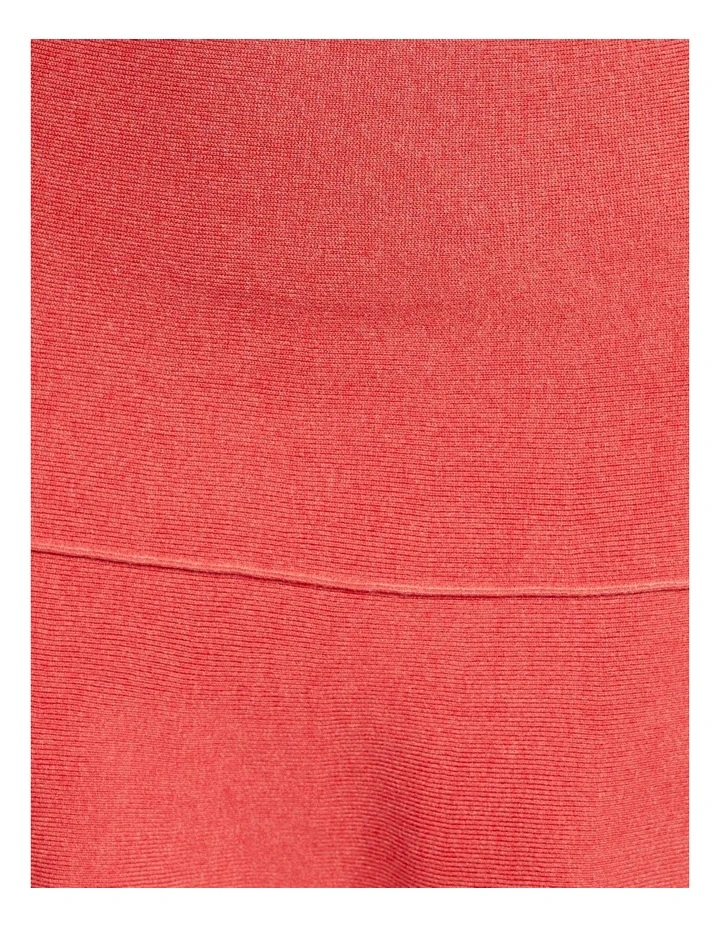 Oxford Dani Knitted Mini Skirt In Red 8 Oxford Dani Knitted Mini Skirt In Red - Image 6
