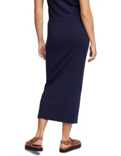 Oxford Millie Knitted Tube Skirt In Blue -Women Summer Clothing Store 986068720 3 1 720x928