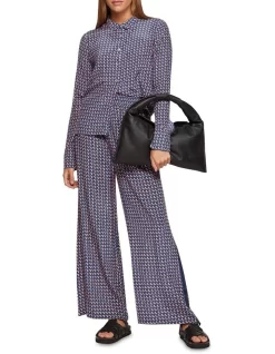 Oxford Poppy Geo Printed Blouse In Yellow Multi -Women Summer Clothing Store 986081680 5 720x928