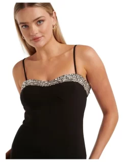 Forever New Ella Diamante Panel Corset Mini In Black 10 Forever New Ella Diamante Panel Corset Mini In Black -Women Summer Clothing Store 986706730 4 720x928