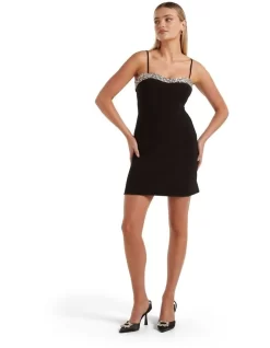 Forever New Ella Diamante Panel Corset Mini In Black 11 Forever New Ella Diamante Panel Corset Mini In Black -Women Summer Clothing Store 986706730 5 720x928