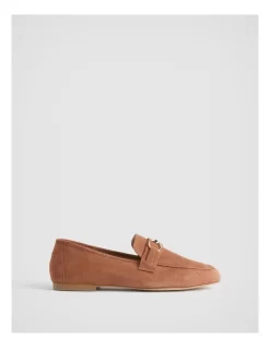 Snaffle Suede Loafer In Cinnamon