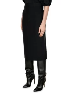 Milano Pencil Skirt In Black -Women Summer Clothing Store 988357600 3 720x928