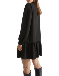 Textured Mini Dress In Black -Women Summer Clothing Store 988421590 4 720x928