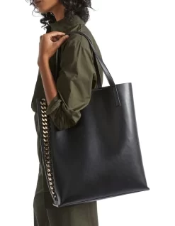 Chain Tote In Black 8 Chain Tote In Black -Women Summer Clothing Store 988448770 988441030 3 720x928