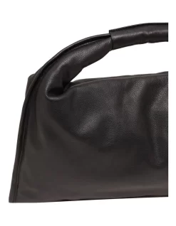 Oxford Banya Leather Shoulder Bag In Black -Women Summer Clothing Store 988498090 3 720x928