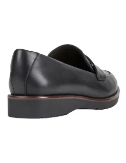 Fronti Leather Loafer In Black -Women Summer Clothing Store 988720570 4 720x928