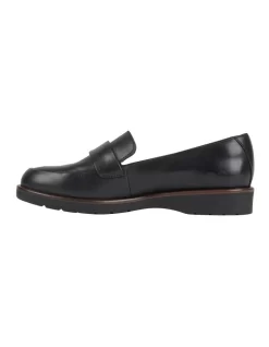 Fronti Leather Loafer In Black -Women Summer Clothing Store 988720570 5 720x928