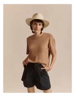 Brixton Victory Trouser Short In Black