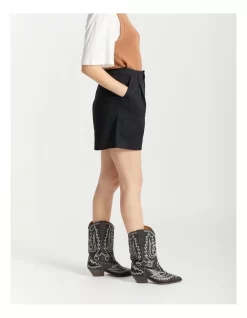 Brixton Victory Trouser Short In Black -Women Summer Clothing Store 990167860 3 720x928