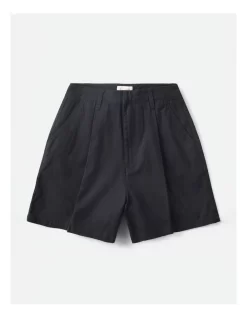 Brixton Victory Trouser Short In Black -Women Summer Clothing Store 990167860 4 720x928