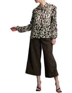 Dreaming Frill Sleeve Top In Cream Multi 11 Dreaming Frill Sleeve Top In Cream Multi -Women Summer Clothing Store 990192250 5 720x928