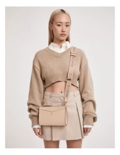 Webbing Bag Strap In Almond Light Gold -Women Summer Clothing Store 990641620 3 720x928