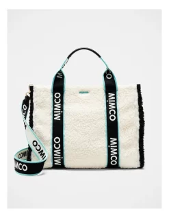 Stevie Tote Bag In Natural Black