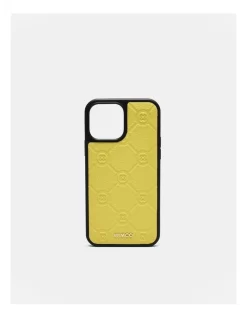 Mim-gram Phone Case For Iphone 13 Pro Max In Spiced Chartreuse