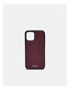 Mim-gram Phone Case For Iphone 12-12 Pro In Rich Berry