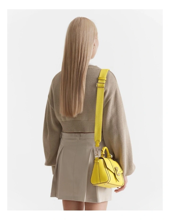 Webbing Bag Strap In Spiced Chartreuse 5 Webbing Bag Strap In Spiced Chartreuse - Image 3