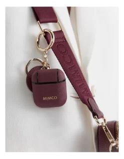 Mimpod Airpod Keyring Case In Rich Berry -Women Summer Clothing Store 992649880 2 720x928