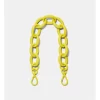 Acrylic Shoulder Bag Strap In Spiced Chartreuse