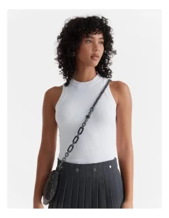 Mix It Up Crossbody Bag Strap In Black Gunmetal 7 Mix It Up Crossbody Bag Strap In Black Gunmetal -Women Summer Clothing Store 992651590 3 720x928