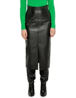 Structured Pencil Skirt In Black -Women Summer Clothing Store 993333970 3 720x928